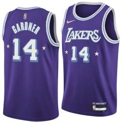 2021-22City Earl Gardner Twill Basketball Jersey -Lakers #14 Gardner Twill Jerseys, FREE SHIPPING