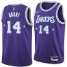 2021-22City Bud Grant Twill Basketball Jersey -Lakers #14 Grant Twill Jerseys, FREE SHIPPING