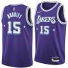 2021-22City Tony Bobbitt Twill Basketball Jersey -Lakers #15 Bobbitt Twill Jerseys, FREE SHIPPING