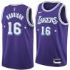 2021-22City Bob Harrison Twill Basketball Jersey -Lakers #16 Harrison Twill Jerseys, FREE SHIPPING