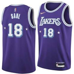 2021-22City Pep Saul Twill Basketball Jersey -Lakers #18 Saul Twill Jerseys, FREE SHIPPING