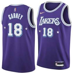 2021-22City Bob Carney Twill Basketball Jersey -Lakers #18 Carney Twill Jerseys, FREE SHIPPING