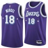 2021-22City Chuck Mencel Twill Basketball Jersey -Lakers #18 Mencel Twill Jerseys, FREE SHIPPING