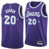 2021-22City Whitey Kachan Twill Basketball Jersey -Lakers #20 Kachan Twill Jerseys, FREE SHIPPING