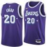 2021-22City Maurice Lucas Twill Basketball Jersey -Lakers #20 Lucas Twill Jerseys, FREE SHIPPING