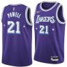 2021-22City Josh Powell Twill Basketball Jersey -Lakers #21 Powell Twill Jerseys, FREE SHIPPING