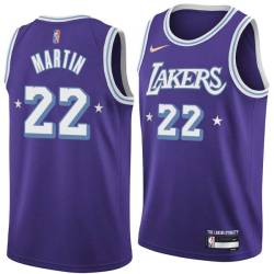 2021-22City Slater Martin Twill Basketball Jersey -Lakers #22 Martin Twill Jerseys, FREE SHIPPING