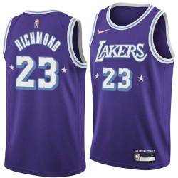 2021-22City Mitch Richmond Twill Basketball Jersey -Lakers #23 Richmond Twill Jerseys, FREE SHIPPING