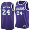 2021-22City Herm Schaefer Twill Basketball Jersey -Lakers #24 Schaefer Twill Jerseys, FREE SHIPPING