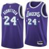 2021-22City Dick Schnittker Twill Basketball Jersey -Lakers #24 Schnittker Twill Jerseys, FREE SHIPPING