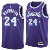 2021-22City Kermit Washington Twill Basketball Jersey -Lakers #24 Washington Twill Jerseys, FREE SHIPPING