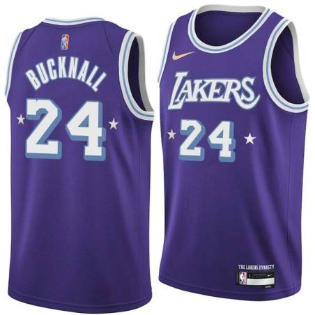 2021-22City Steve Bucknall Twill Basketball Jersey -Lakers #24 Bucknall Twill Jerseys, FREE SHIPPING