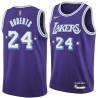 2021-22City Fred Roberts Twill Basketball Jersey -Lakers #24 Roberts Twill Jerseys, FREE SHIPPING