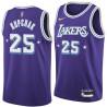 2021-22City Mitch Kupchak Twill Basketball Jersey -Lakers #25 Kupchak Twill Jerseys, FREE SHIPPING