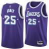 2021-22City Eddie Jones Twill Basketball Jersey -Lakers #25 Jones Twill Jerseys, FREE SHIPPING