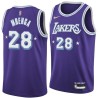 2021-22City Didier D.J. Ilunga-Mbenga Twill Basketball Jersey -Lakers #28 Mbenga Twill Jerseys, FREE SHIPPING