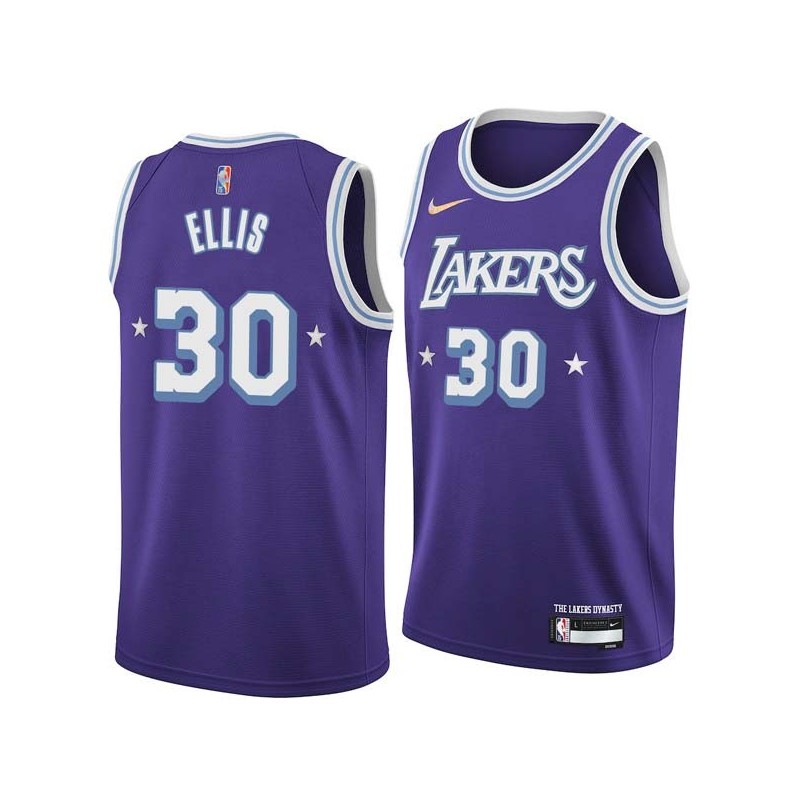 2021-22City Boo Ellis Twill Basketball Jersey -Lakers #30 Ellis Twill Jerseys, FREE SHIPPING