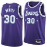 2021-22City Bill Hewitt Twill Basketball Jersey -Lakers #30 Hewitt Twill Jerseys, FREE SHIPPING