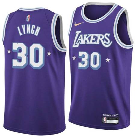 2021-22City George Lynch Twill Basketball Jersey -Lakers #30 Lynch Twill Jerseys, FREE SHIPPING