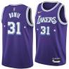 2021-22City Sam Bowie Twill Basketball Jersey -Lakers #31 Bowie Twill Jerseys, FREE SHIPPING