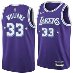 2021-22City Bob Williams Twill Basketball Jersey -Lakers #33 Williams Twill Jerseys, FREE SHIPPING