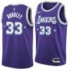 2021-22City Hot Rod Hundley Twill Basketball Jersey -Lakers #33 Hundley Twill Jerseys, FREE SHIPPING