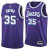 2021-22City Tony Brown Twill Basketball Jersey -Lakers #35 Brown Twill Jerseys, FREE SHIPPING