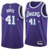 2021-22City C.J. Kupec Twill Basketball Jersey -Lakers #41 Kupec Twill Jerseys, FREE SHIPPING