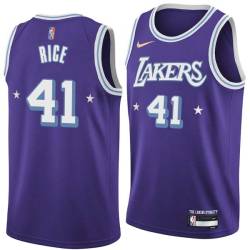 2021-22City Glen Rice Twill Basketball Jersey -Lakers #41 Rice Twill Jerseys, FREE SHIPPING