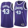 2021-22City Mychal Thompson Twill Basketball Jersey -Lakers #43 Thompson Twill Jerseys, FREE SHIPPING