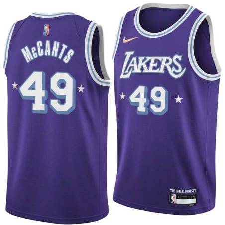 2021-22City Mel McCants Twill Basketball Jersey -Lakers #49 McCants Twill Jerseys, FREE SHIPPING