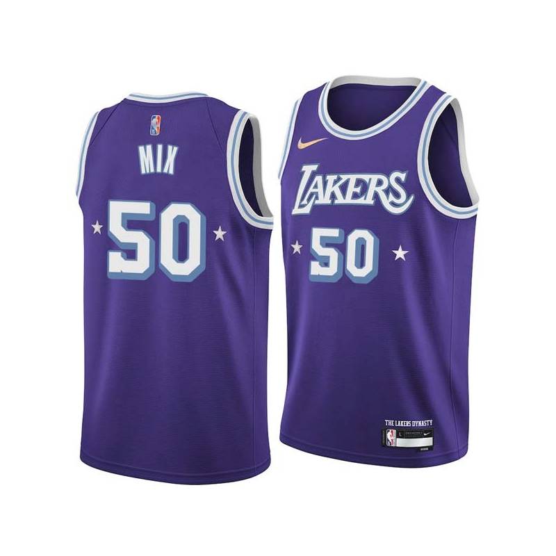 2021-22City Steve Mix Twill Basketball Jersey -Lakers #50 Mix Twill Jerseys, FREE SHIPPING