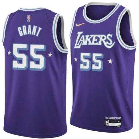 2021-22City Brian Grant Twill Basketball Jersey -Lakers #55 Grant Twill Jerseys, FREE SHIPPING