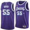 2021-22City Brian Grant Twill Basketball Jersey -Lakers #55 Grant Twill Jerseys, FREE SHIPPING