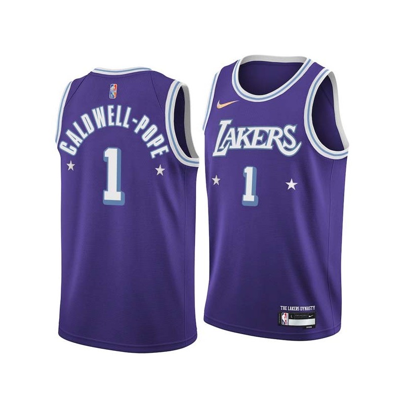 2021-22City Kentavious Caldwell-Pope Lakers #1 Twill Basketball Jersey FREE SHIPPING