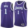 2021-22City Trevor Ariza Lakers #1 Twill Basketball Jersey FREE SHIPPING