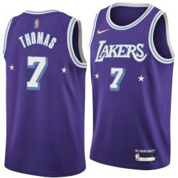 2021-22City Isaiah Thomas Lakers #7 Twill Basketball Jersey FREE SHIPPING