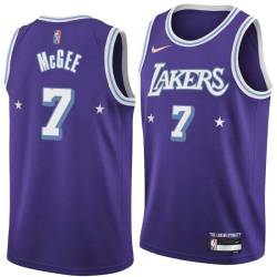 2021-22City JaVale McGee Lakers #7 Twill Basketball Jersey FREE SHIPPING