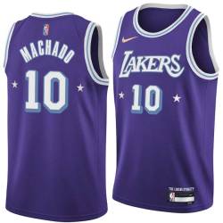 2021-22City Scott Machado Lakers #10 Twill Basketball Jersey FREE SHIPPING