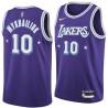 2021-22City Svi Mykhailiuk Lakers #10 Twill Basketball Jersey FREE SHIPPING