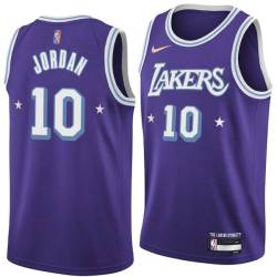 2021-22City DeAndre Jordan Lakers #10 Twill Basketball Jersey FREE SHIPPING