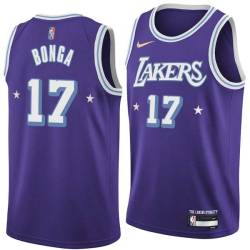 2021-22City Isaac Bonga Lakers #17 Twill Basketball Jersey FREE SHIPPING