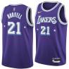 2021-22City Zach Norvell Lakers #21 Twill Basketball Jersey FREE SHIPPING