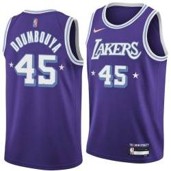 2021-22City Sekou Doumbouya Lakers #45 Twill Basketball Jersey FREE SHIPPING