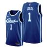 Crenshaw Earl Jones Twill Basketball Jersey -Lakers #1 Jones Twill Jerseys, FREE SHIPPING