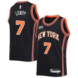 2021-22City Ray Lumpp Twill Basketball Jersey -Knicks #7 Lumpp Twill Jerseys, FREE SHIPPING