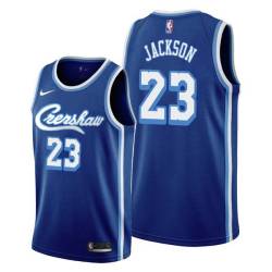 Crenshaw Tony Jackson Twill Basketball Jersey -Lakers #23 Jackson Twill Jerseys, FREE SHIPPING