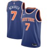 Blue Dean Meminger Twill Basketball Jersey -Knicks #7 Meminger Twill Jerseys, FREE SHIPPING