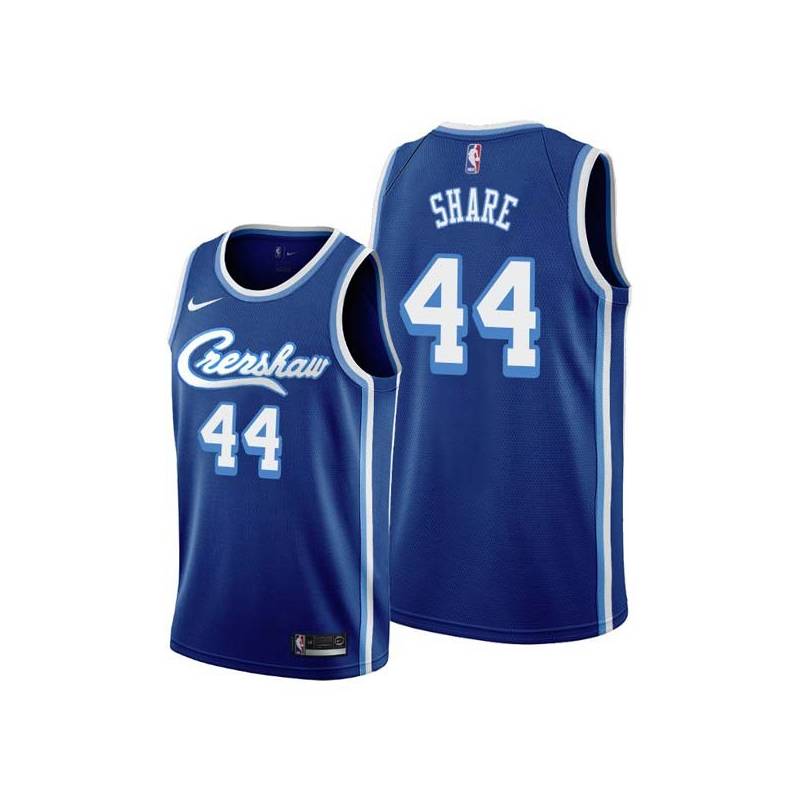 Crenshaw Chuck Share Twill Basketball Jersey -Lakers #44 Share Twill Jerseys, FREE SHIPPING