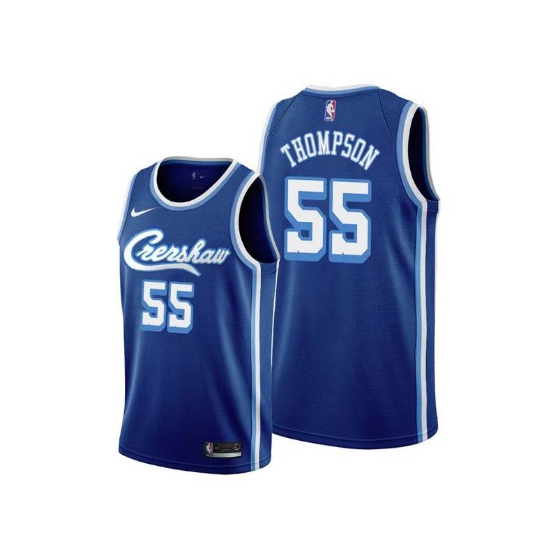 Crenshaw Billy Thompson Twill Basketball Jersey -Lakers #55 Thompson Twill Jerseys, FREE SHIPPING